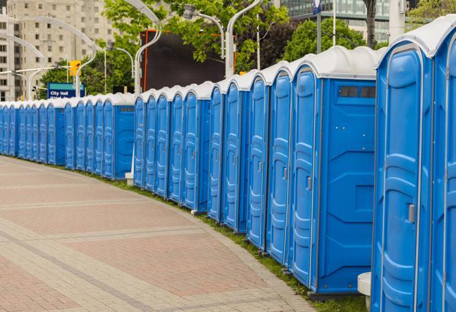 Portable toilet rental service in Alviso